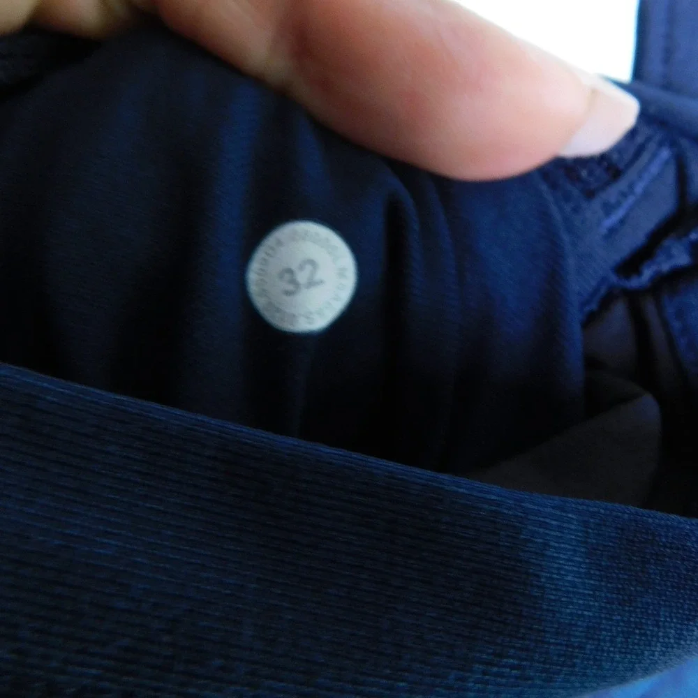 Lululemon ABC Pant Slim True Navy Warpstreme Mens 32 M5A68S Blue Trousers